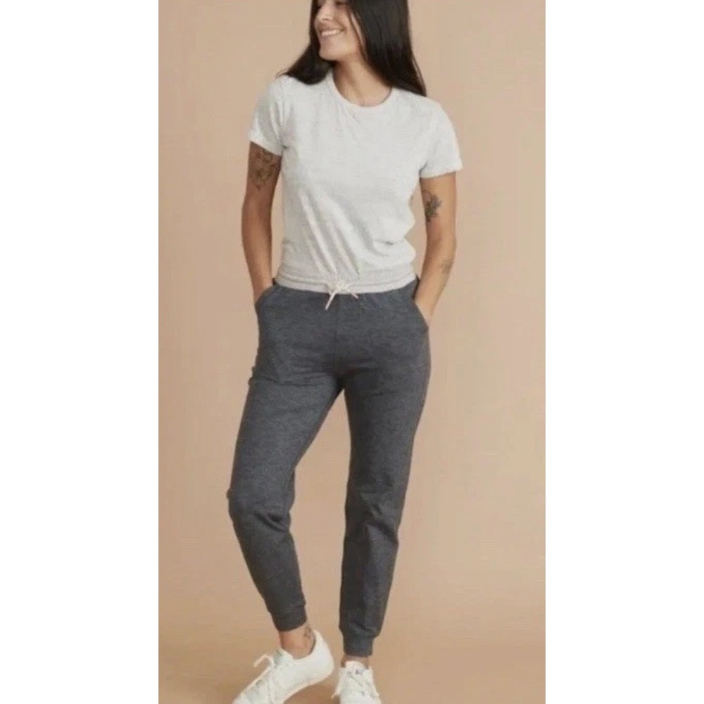 Marine Layer Women's Liz Sport Jogger in Dark Heather Grey Size S